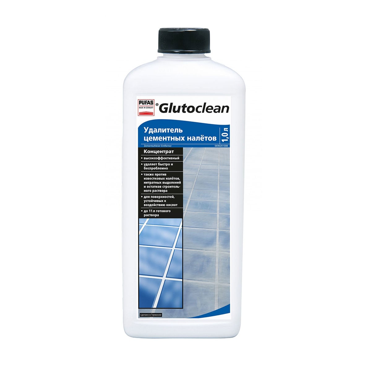 Засіб для видалення цементного нальоту Glutoclean, 1 л